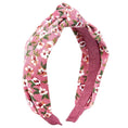 Load image into Gallery viewer, Shady Expression Accessories Thin Headbands Set Green & Pink (Floral)