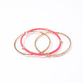 Load image into Gallery viewer, Women Chic Fashion Bangle Bracelets - Gold Tone & Pink