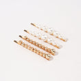 Load image into Gallery viewer, Beaded Gold Headband & Hairclips Set – Elegant, Stylish Hair Accessories Combo