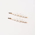 Load image into Gallery viewer, Beaded Gold Headband & Hairclips Set – Elegant, Stylish Hair Accessories Combo