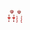 Load image into Gallery viewer, Romantic Multi-Style Valentine Set Featuring Hearts and Lips Earrings