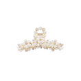 Load image into Gallery viewer, Elegant 3-Piece Floral Pearl Hair Claw Set