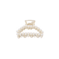 Load image into Gallery viewer, Elegant 3-Piece Floral Pearl Hair Claw Set