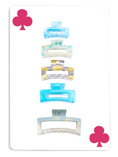 Load image into Gallery viewer, Marble and Pastel Hair Claw Clips - Set of 5 | Stylish & Durable Grip