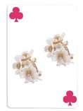 Load image into Gallery viewer, Floral Blossom Gold Earrings – Elegant Handcrafted Design