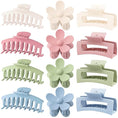Load image into Gallery viewer, 12-PCS Matte Claw Clip Set – Stylish, Durable Hair Accessories for All
