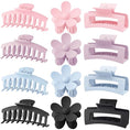 Load image into Gallery viewer, 12-PCS Matte Claw Clip Set – Stylish, Durable Hair Accessories for All
