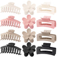 Load image into Gallery viewer, 12-PCS Matte Claw Clip Set – Stylish, Durable Hair Accessories for All
