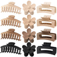 Load image into Gallery viewer, 12-PCS Matte Claw Clip Set – Stylish, Durable Hair Accessories for All
