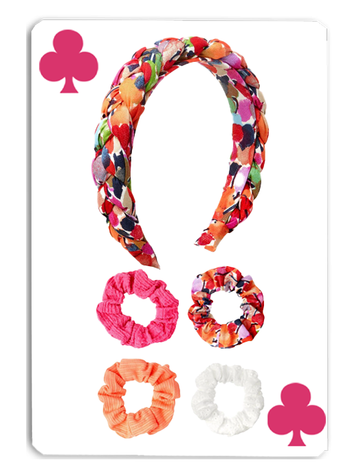 Vibrant Braided Headband & Scrunchie Set - Stylish Hair Accessories for All