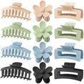 Load image into Gallery viewer, 12-PCS Matte Claw Clip Set – Stylish, Durable Hair Accessories for All
